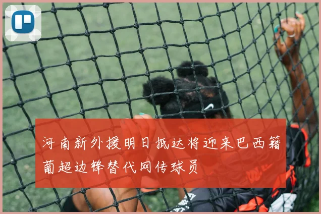 河南新外援明日抵达将迎来巴西籍葡超边锋替代网传球员